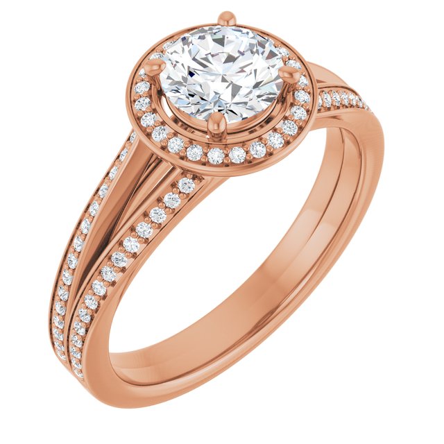 Halo-Style Engagement Ring