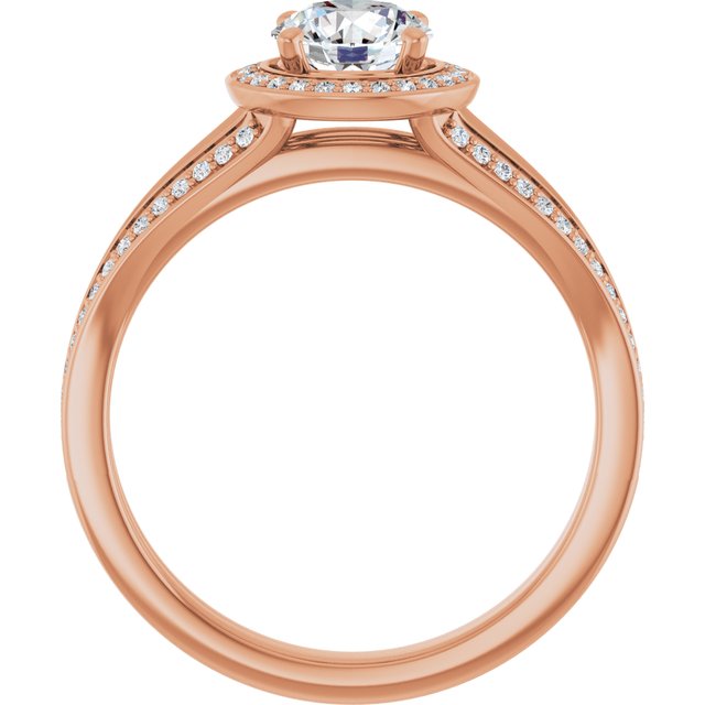 Halo-Style Engagement Ring