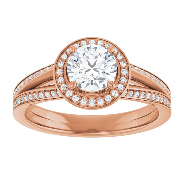 Halo-Style Engagement Ring