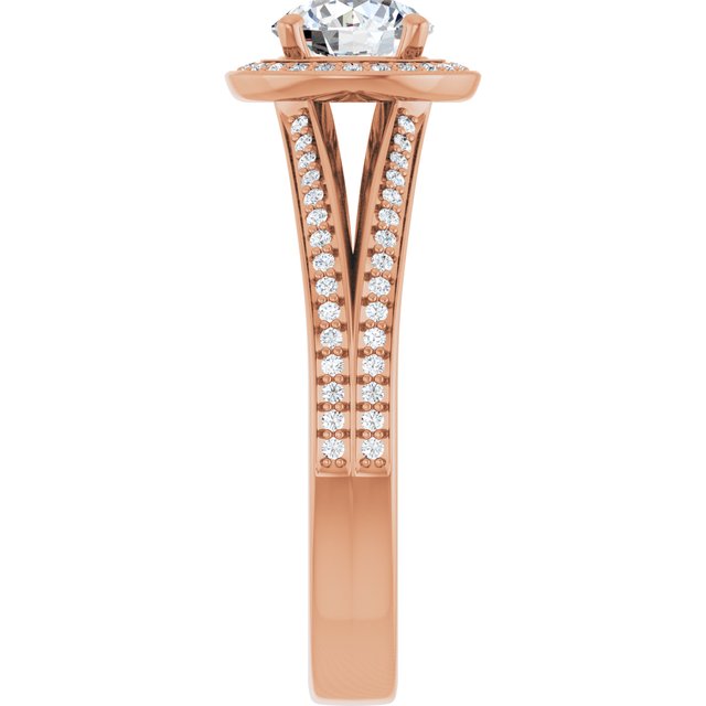 Halo-Style Engagement Ring