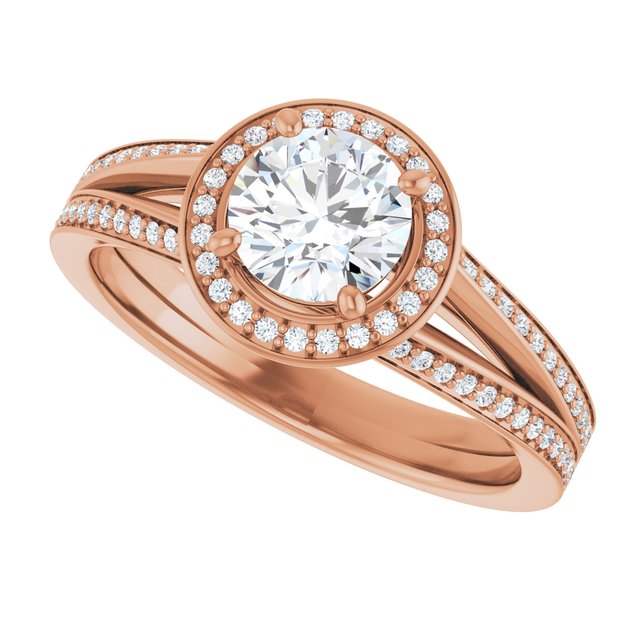 Halo-Style Engagement Ring