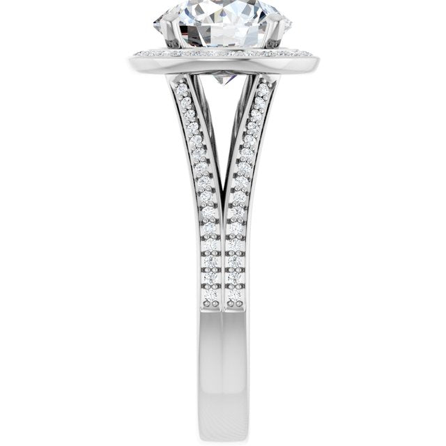 Halo-Style Engagement Ring