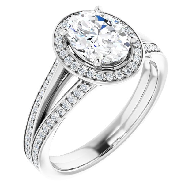 Halo-Style Engagement Ring