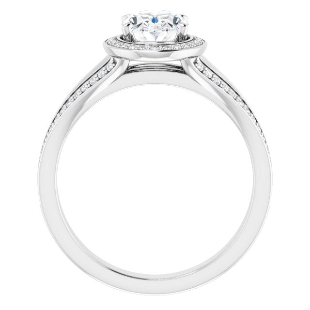 Halo-Style Engagement Ring