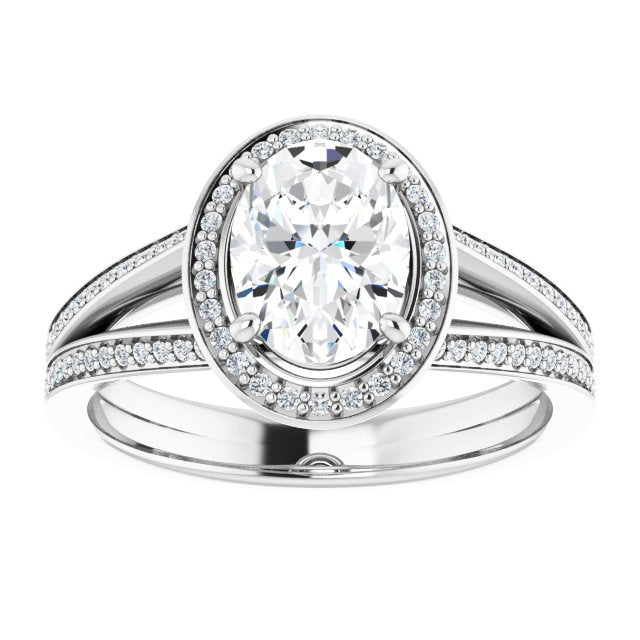 Halo-Style Engagement Ring
