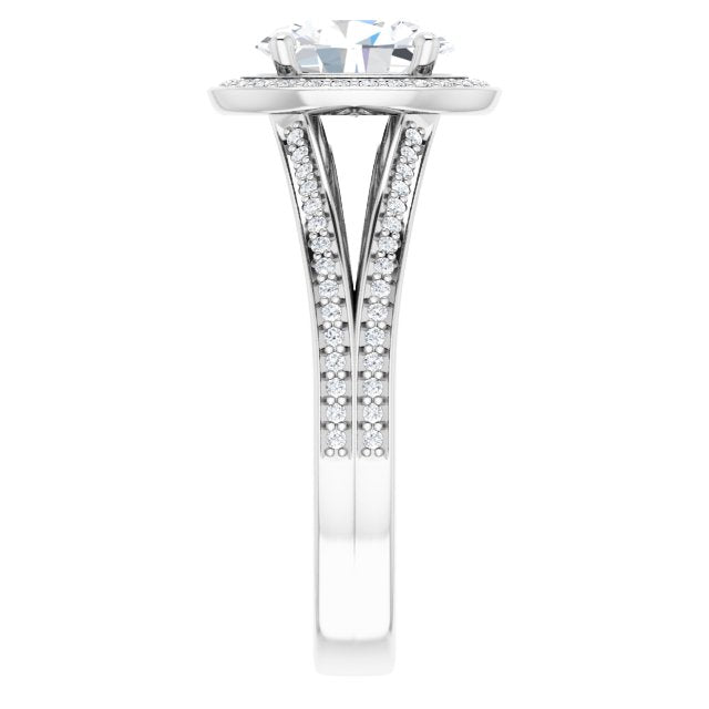 Halo-Style Engagement Ring