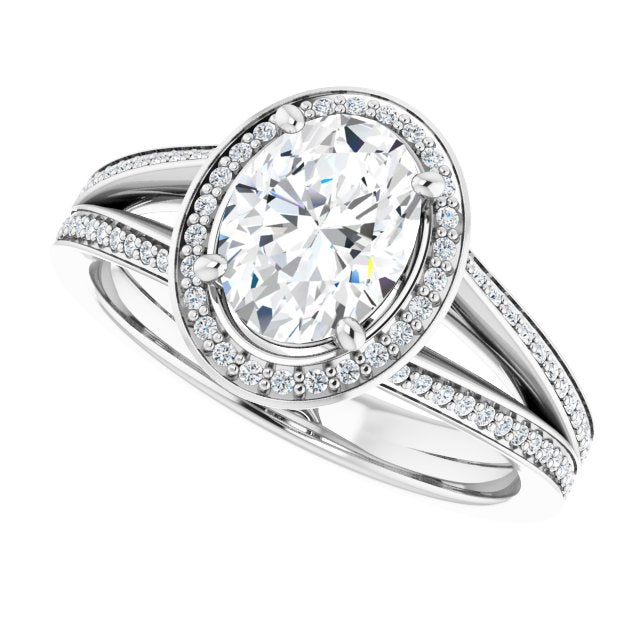 Halo-Style Engagement Ring