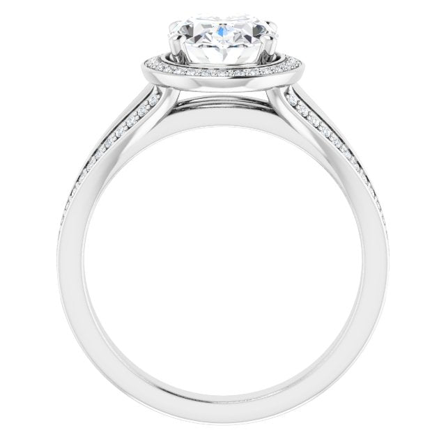 Halo-Style Engagement Ring