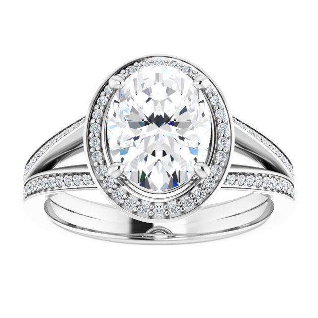 Halo-Style Engagement Ring