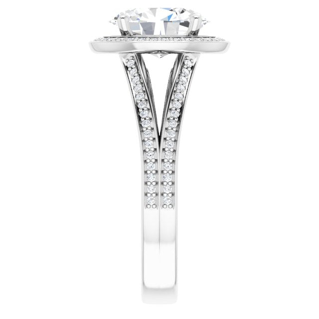 Halo-Style Engagement Ring