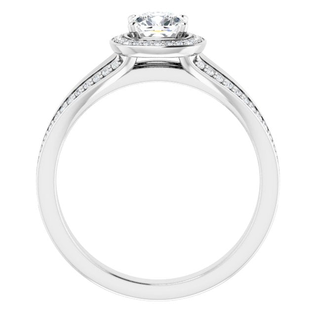 Halo-Style Engagement Ring