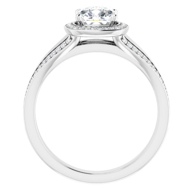 Halo-Style Engagement Ring