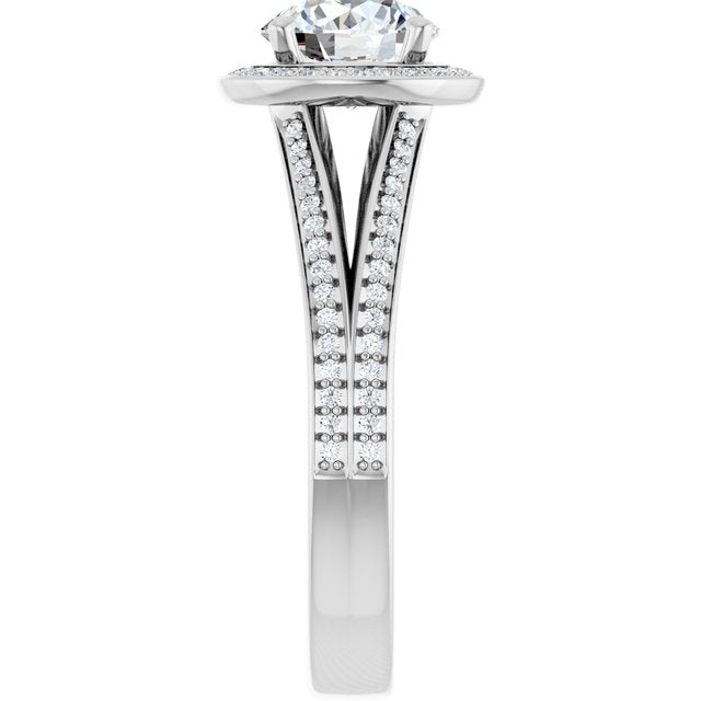 Halo-Style Engagement Ring
