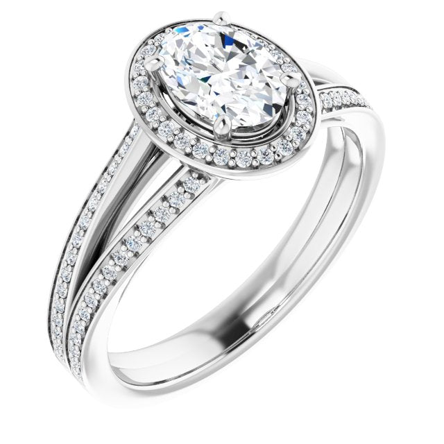 Halo-Style Engagement Ring