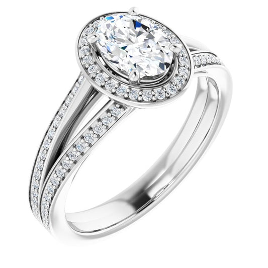 Halo-Style Engagement Ring
