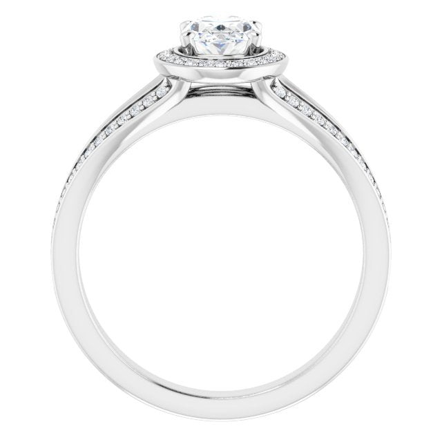 Halo-Style Engagement Ring