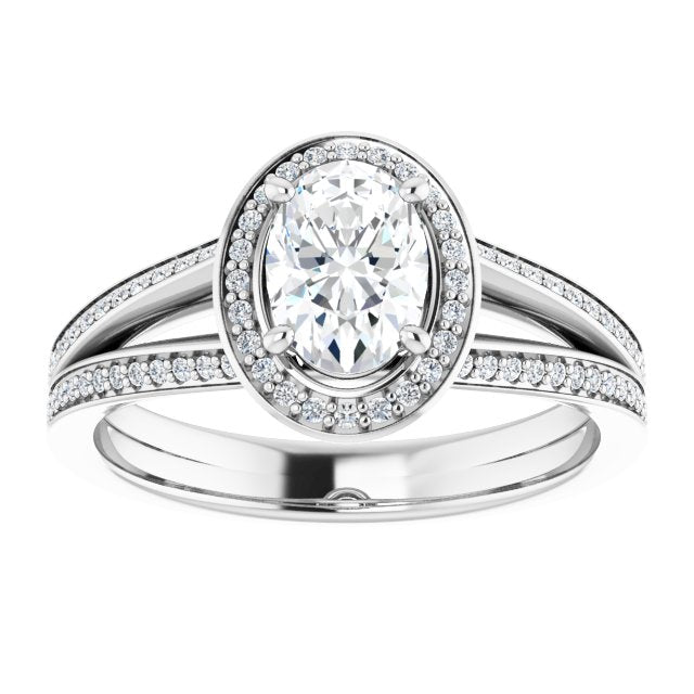 Halo-Style Engagement Ring