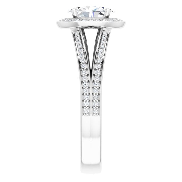 Halo-Style Engagement Ring
