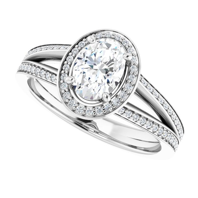 Halo-Style Engagement Ring