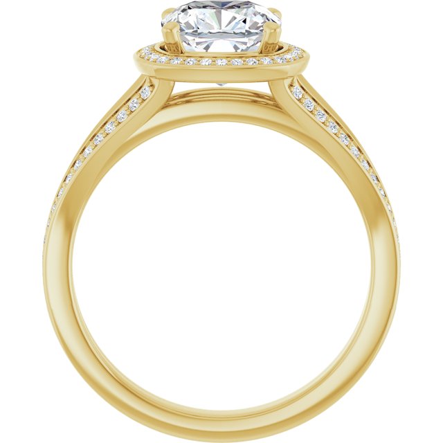 Halo-Style Engagement Ring
