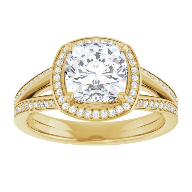 Halo-Style Engagement Ring