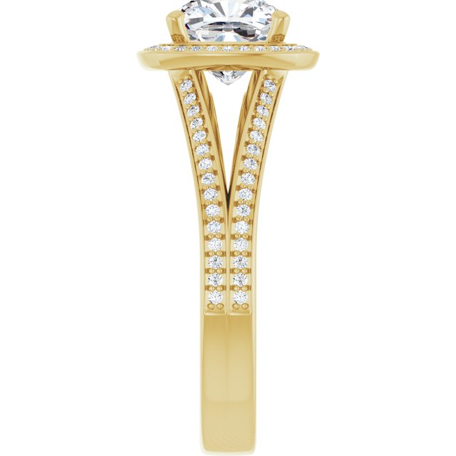 Halo-Style Engagement Ring