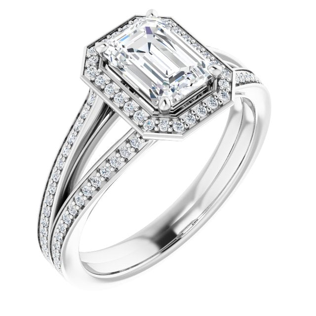 Halo-Style Engagement Ring