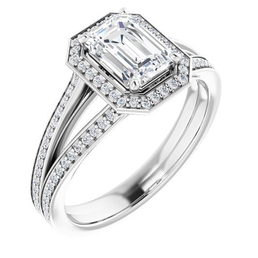 Halo-Style Engagement Ring