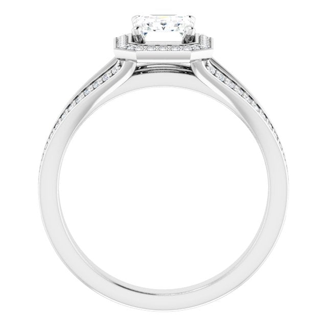Halo-Style Engagement Ring