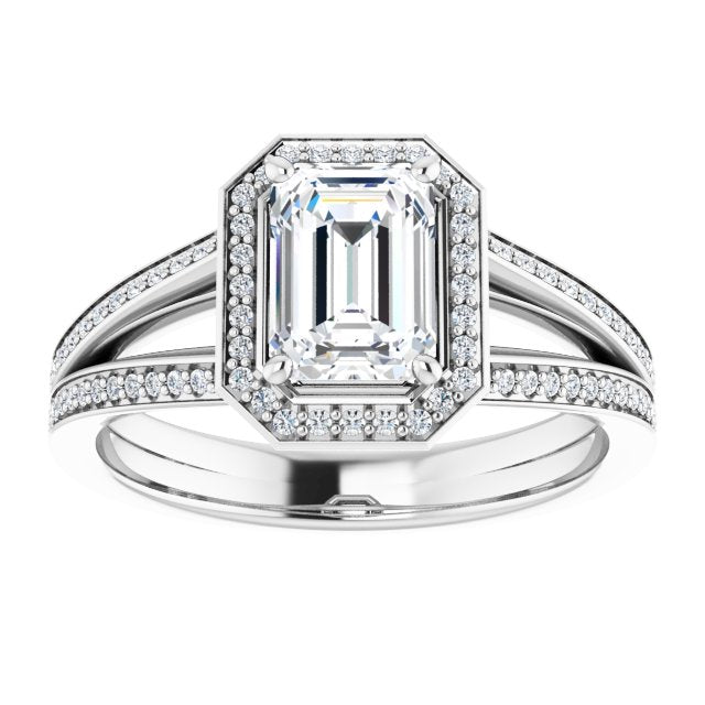 Halo-Style Engagement Ring