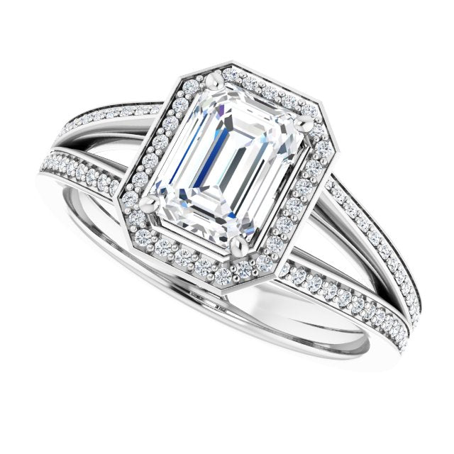 Halo-Style Engagement Ring