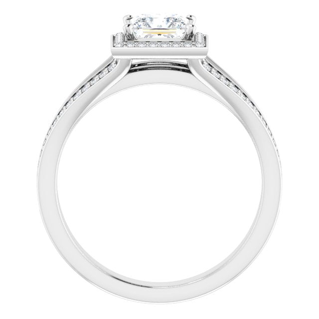 Halo-Style Engagement Ring