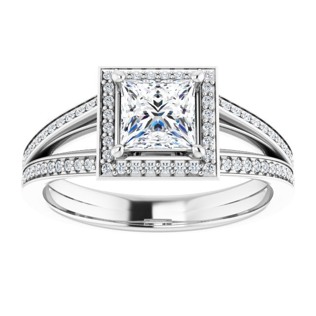 Halo-Style Engagement Ring