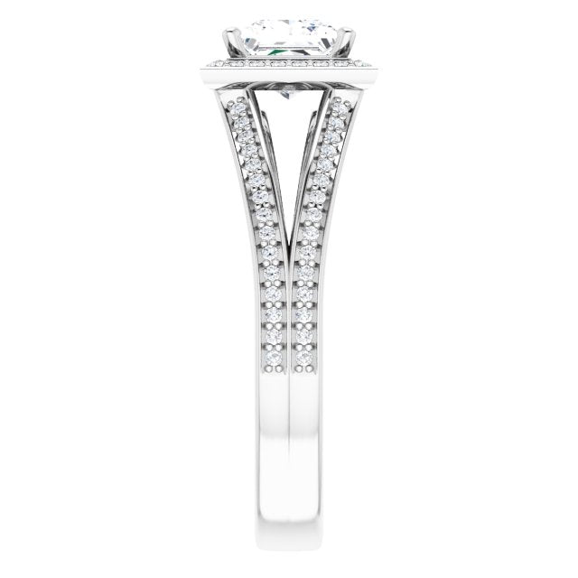 Halo-Style Engagement Ring