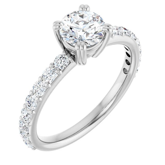 Accented Engagement Ring