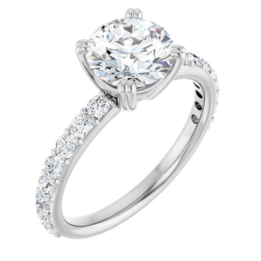 Accented Engagement Ring