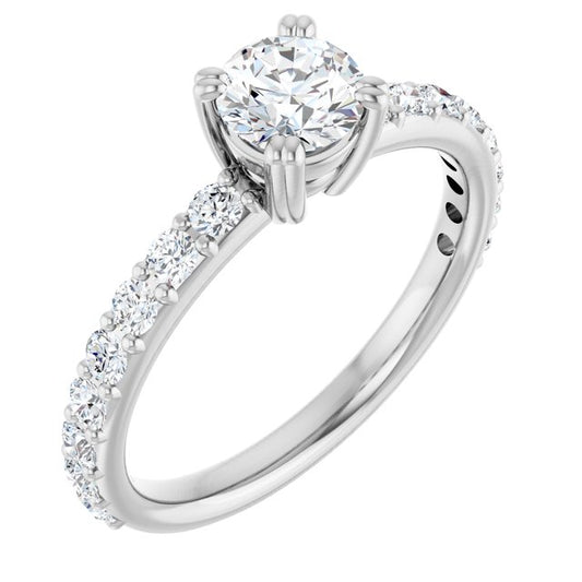 Accented Engagement Ring