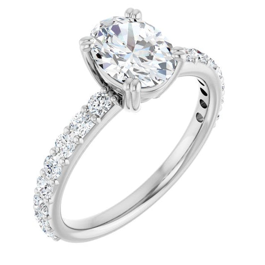 Accented Engagement Ring