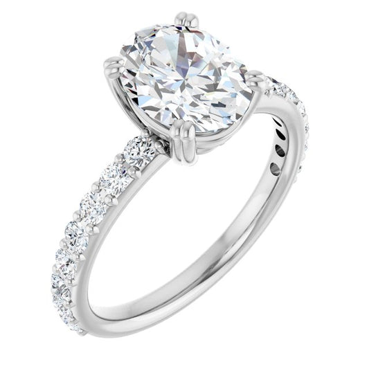 Accented Engagement Ring