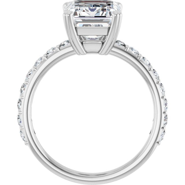 Accented Engagement Ring