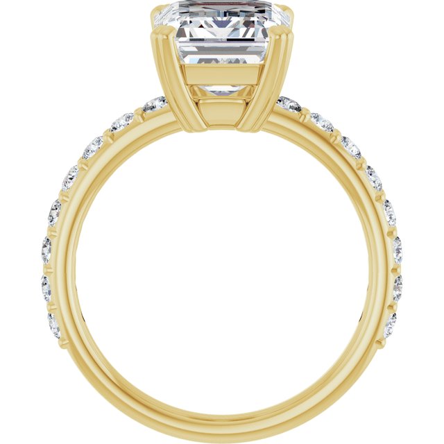 Accented Engagement Ring