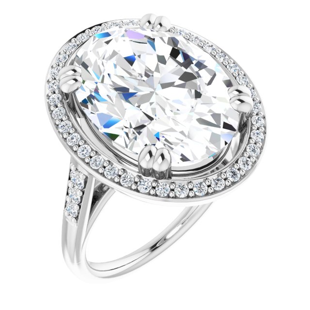Halo-Style Engagement Ring