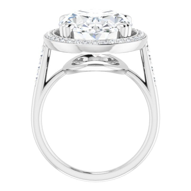 Halo-Style Engagement Ring