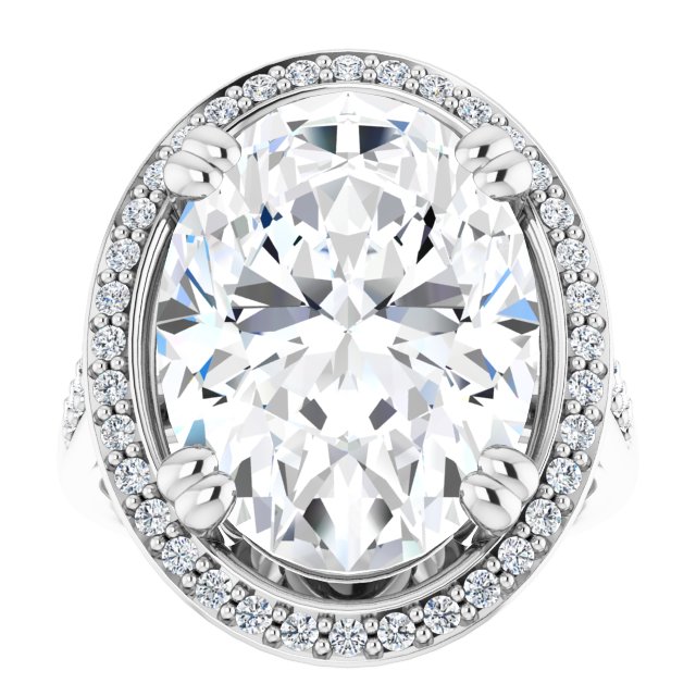 Halo-Style Engagement Ring