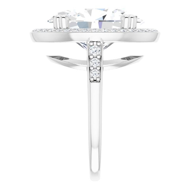 Halo-Style Engagement Ring