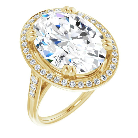 Halo-Style Engagement Ring