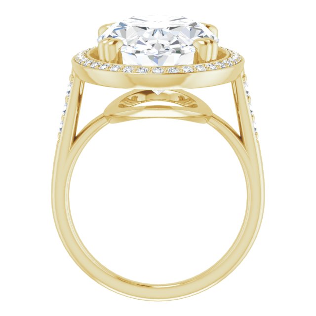 Halo-Style Engagement Ring
