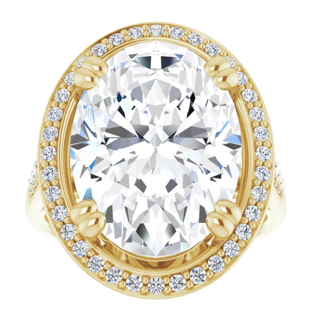 Halo-Style Engagement Ring