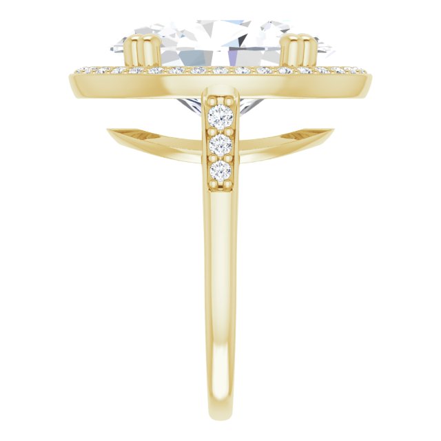 Halo-Style Engagement Ring