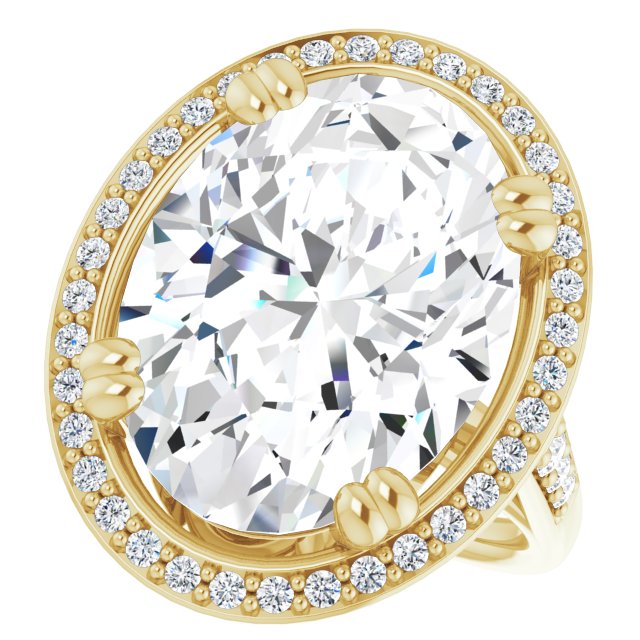 Halo-Style Engagement Ring
